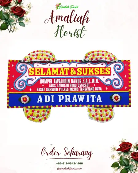Papan Bunga Ucapan Selamat Korowelanganyar